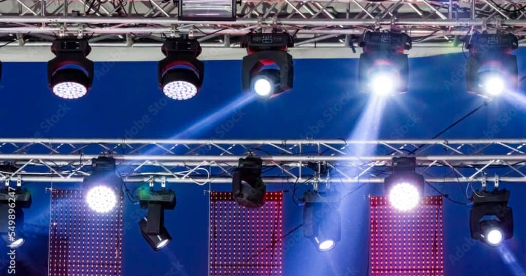 Custom Stage Lighting for Concerts and Rodeos